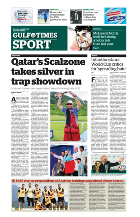 Cover of Gulf Times Sport