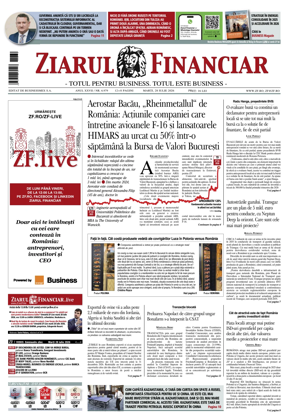 Cover of Ziarul Financiar