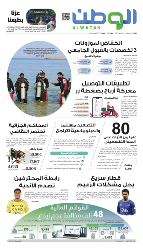 Cover of Al-Watan (Saudi)