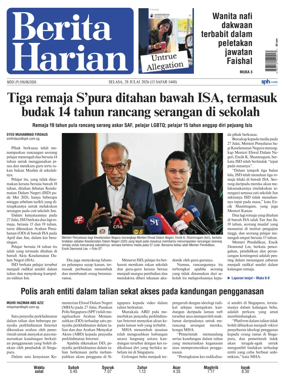 Cover of Berita Harian
