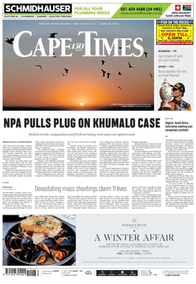 Cover of Cape Times