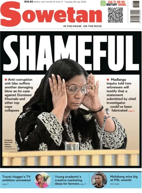 Cover of Sowetan