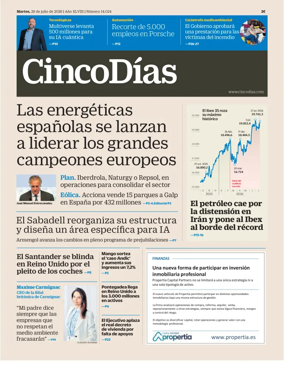 Cover of Cinco Dias