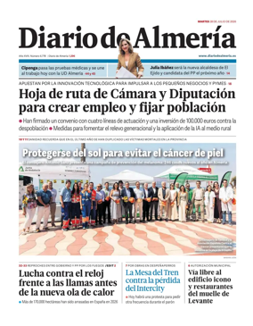 Cover of Diario de Almeria