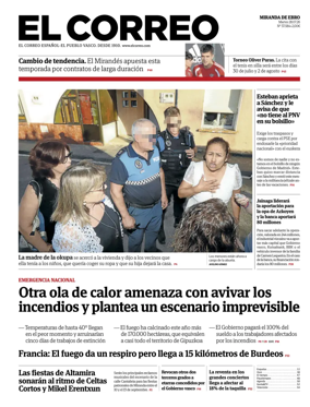 Cover of El Correo (Miranda de Ebro)