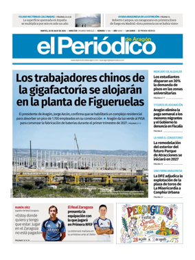 Cover of El Periodico Aragon