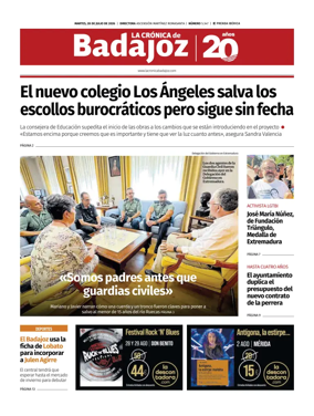 Cover of La Cronica de Badajoz BE