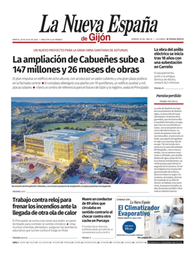 Cover of La Nueva Espana (Gijon)