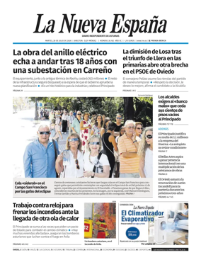 Cover of La Nueva Espana (Oviedo)