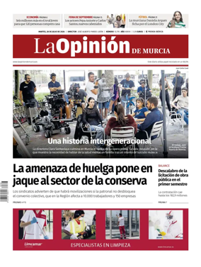 Cover of La Opinion de Murcia