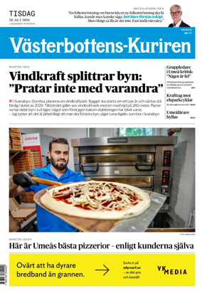 Cover of Vasterbottens-Kuriren