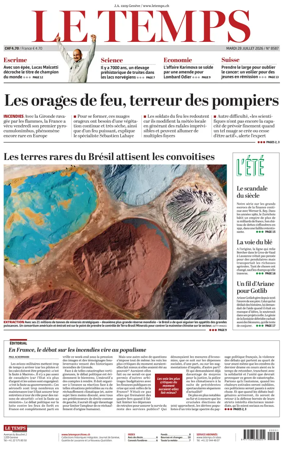 Cover of Le Temps