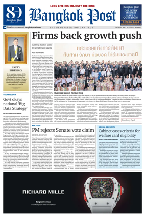 Cover of Bangkok Post