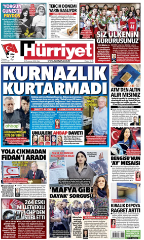 Cover of Hurriyet