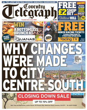 Cover of Coventry Telegraph