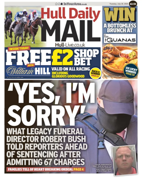 Cover of Hull Daily Mail