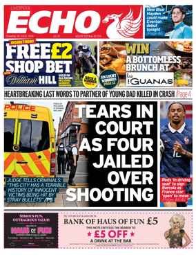 Cover of Liverpool Echo