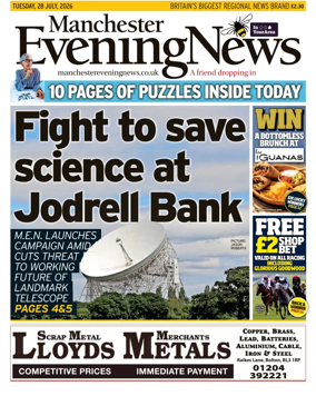 Cover of Manchester Evening News