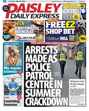 Cover of Paisley Daily Express