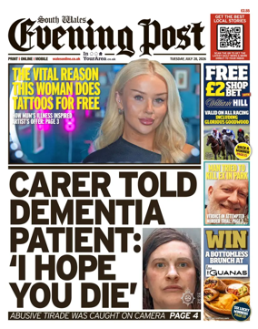 Cover of South Wales Evening Post