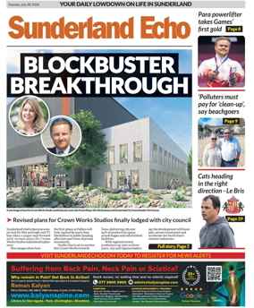 Cover of Sunderland Echo