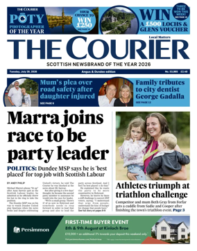 Cover of The Courier & Advertiser (Angus and Dundee)