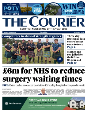 Cover of The Courier & Advertiser (Fife Edition)