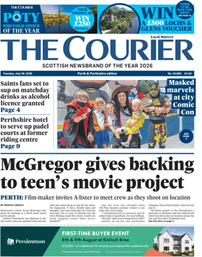 Cover of The Courier & Advertiser (Perth and Perthshire Edition)