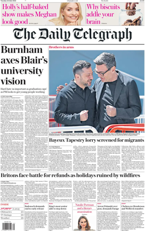 Cover of The Daily Telegraph