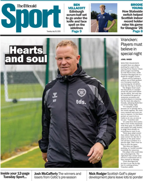 Cover of Herald Sport