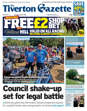 Cover of The Tiverton Gazette