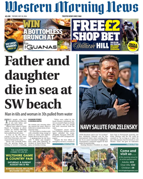Cover of Western Morning News