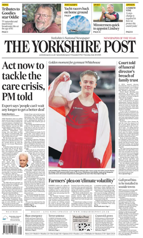 Cover of Yorkshire Post
