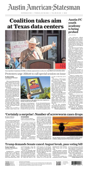 Cover of Austin American-Statesman