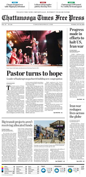 Cover of Chattanooga Times Free Press
