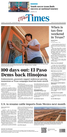 Cover of El Paso Times