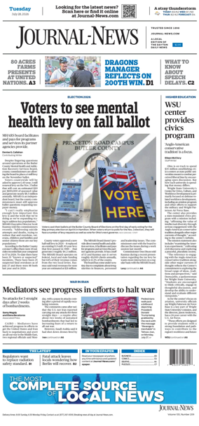Cover of Hamilton Journal News