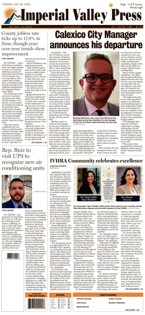 Cover of Imperial Valley Press