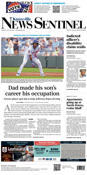 Cover of Knoxville News Sentinel