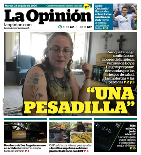 Cover of La Opinion