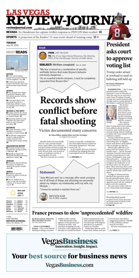 Cover of Las Vegas Review-Journal