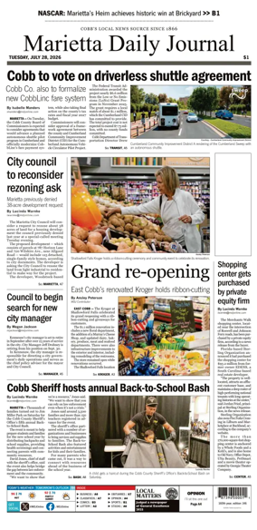 Cover of Marietta Daily Journal
