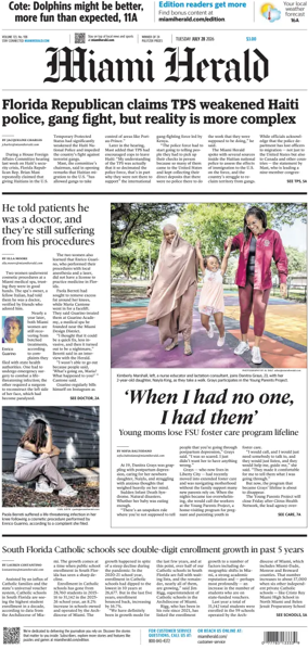 Cover of Miami Herald