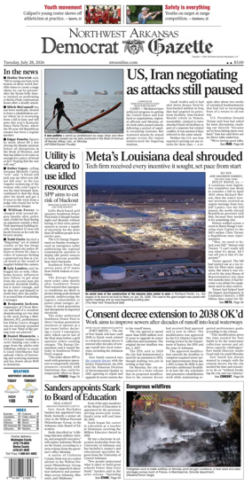 Cover of Northwest Arkansas Democrat-Gazette
