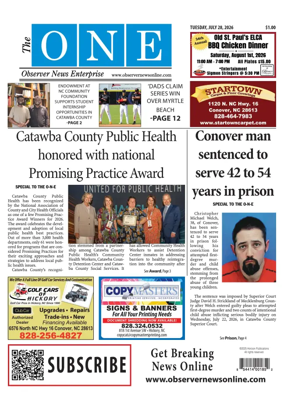 Cover of Observer News Enterprise