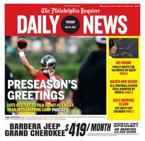 Cover of Philadelphia Daily News
