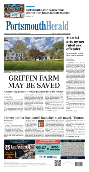Cover of Portsmouth Herald