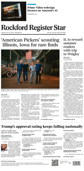 Cover of Rockford Register Star