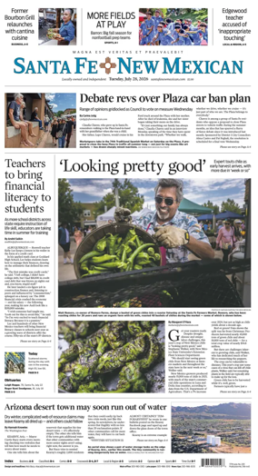 Cover of Santa Fe New Mexican