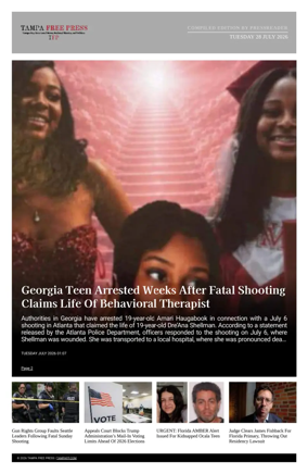 Cover of Tampa Free Press